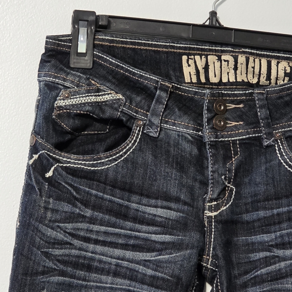 NWOT Hydraulic Denim Jeans Women's Size 7/8 Metro Flare - Picture 3 of 15